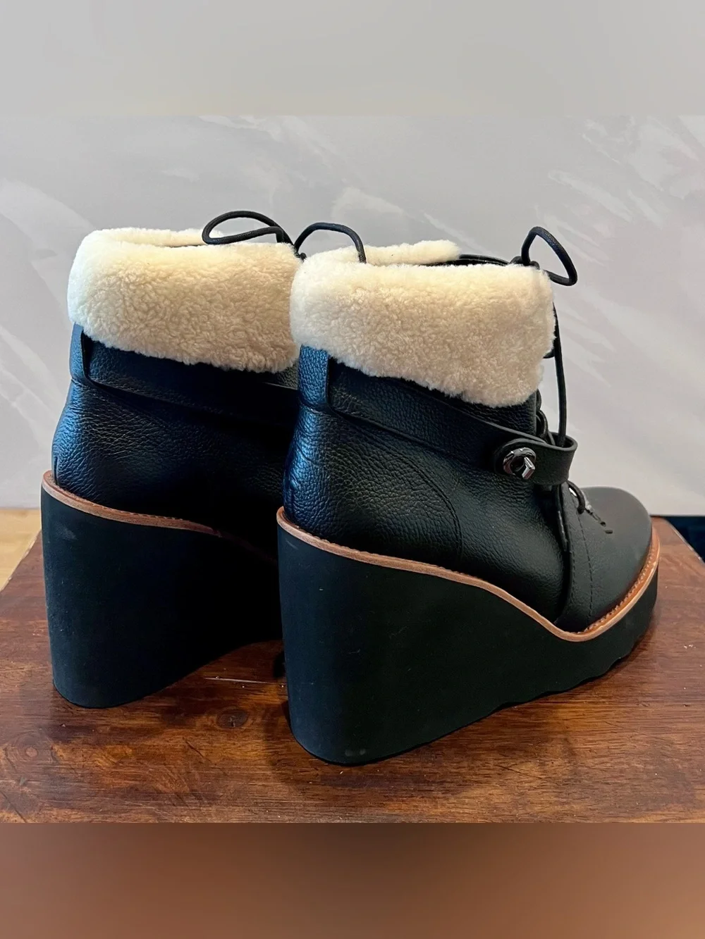 Coach wedge ankle